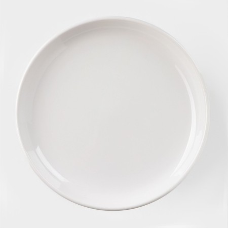 Dish for desserts "Bunny", d = 20.5 cm, white color-1