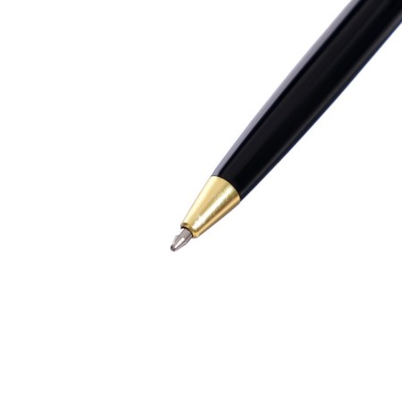 Automatic ballpoint handle "Logo" 0.5 mm, blue rod, black case-2