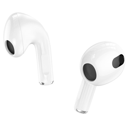 Hoco EW35 TWS headphones, wireless, inserts, BT5.3, 30/250 mAh, microphone, white-6