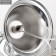 Brussels chandelier 5x60W e14 chrome 58x58x85 cm Bayerlux