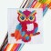 Cross -stitch "Magic Owl", a set for creativity, 15 x 15 cm