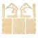Wooden feeder “Bird on a tree” with your own hands, 14.5 × 18.5 × 19.5 cm, Greengo