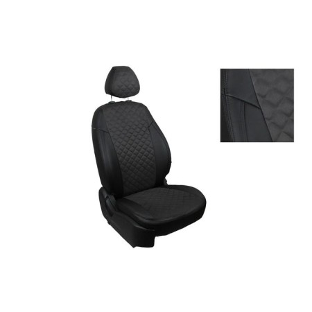 Autorekhli for VAZ (Lada) Vesta, (40/60), with Z. Under., 2015-n, rhombus, alcantara, set