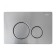 ABBER AC0121MCH button for hidden installation systems, chromium, matte