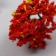 Artificial plant for creativity plastic "Autumn foliage" 10 cm