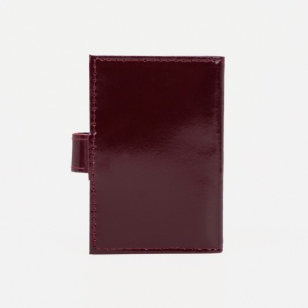 Businessman on the button, 18 cards, dark red color-1