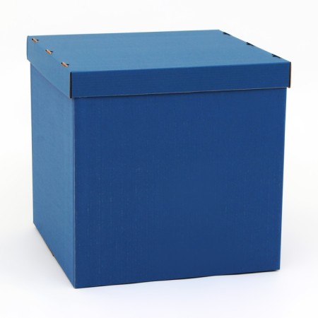 Box for balloons, blue 60 x 60 x 60 cm
