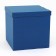 Box for balloons, blue 60 x 60 x 60 cm