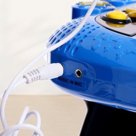 Synthesizer Floor "Musical World", light, sound effects, with a microphone-13