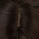 Artificial wig, with a bang, imitation of the skin, 60 cm, brown