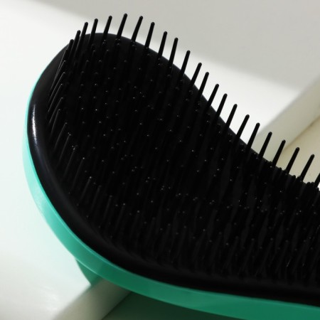 Massage comb a wave, turquoise color, Beauty Fox-3