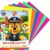 Cardboard tinted, A4, 6 sheets, 6 colors, moped, bilateral, in a package, 200 g/m², puppy patrol