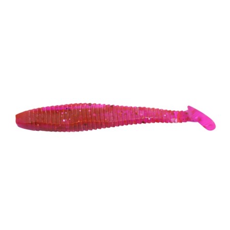 The Yaman Pro Flatter Shad, 10.2 cm, color #21-Magic Violet, packaging 5 pcs.