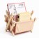 Newspaper-stand for books and magazines "Politics", 30 × 20 × 30 cm, pink