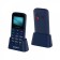 Cell phone Maxvi B100ds, 1.77 ", 1.3MP, Microsd, 2SIM, FM, SOS, Dok. Station, 1000 Mam, Blue