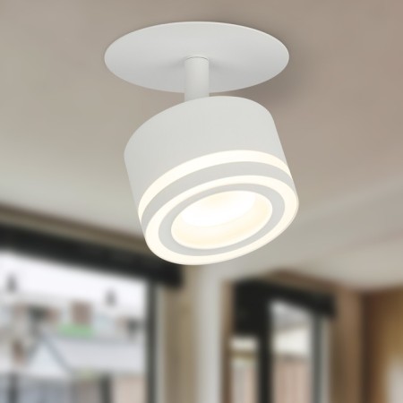 Lamp built -in era DK114, IP20, 15W, 83x50 mm, white color