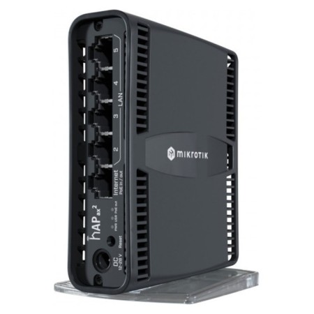 Wireless Mikrotik HAP AX2 (C52IG-5HAXD2HAXD-TC) AX1800 10/100/1000Base-TX Black 107045