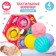 A set of developing tactile balls "Donut", with a squeak, 4 pcs, crumb me