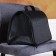 Animal carrier bag hard No. 3, 45x22x26 cm, nylon, black