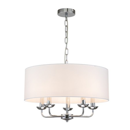 Suspended lamp 5x40W E14, size 55x55x118 cm