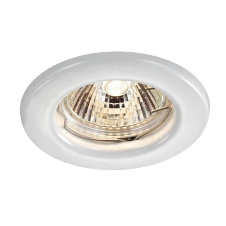 Built -in lamp Novotech, 50 W, GX5.3, 12 V, 60x60 mm, d = 60 mm, white