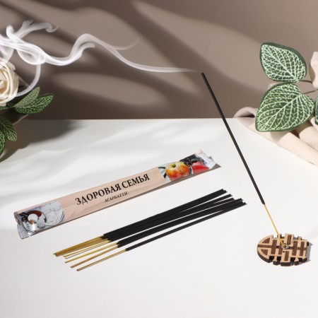 Incense "The secret of the night healthy family", 8 sticks in soft packaging