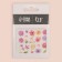 Slider-design for nails "Peonies", packing 6 pcs, multi-colored