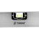 The level of aluminum tundra "rail", 3 eyes (1 rotary), 800 mm