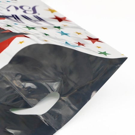 Gift, metallized package, "Happy birthday!" 17x25 cm, 20 microns 10 pcs set-4