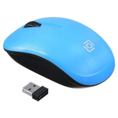Mouse call 525MW Black/Blue optical (1000dpi) Wireless USB for laptop (3but)-3