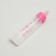 A bottle for feeding rodents 30 ml with silicone nipple (short nose), pink