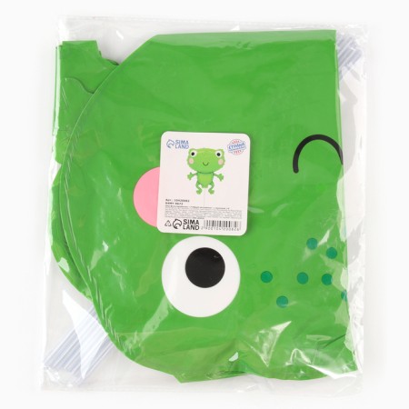 Foil ball 14 "Good frog", with a wand-4