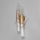 Sconces "Ice" 2xled 3000k gold 37x18x10cm