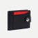 Male purse for magnet, department for bills, for maps, for coins, black color