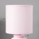 Board lamp "Kisa" E14 40W white-pink 13x13x27 cm