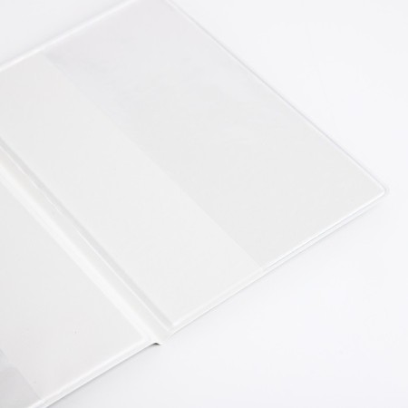 Cover for passport, white color-5