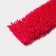 Nozzle for a flat mop of the share, 43 × 13 cm, microfiber booklies, red color