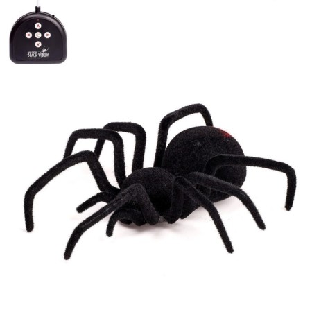 Spider Radio -controlled "Black Widow", light effects, works from batteries