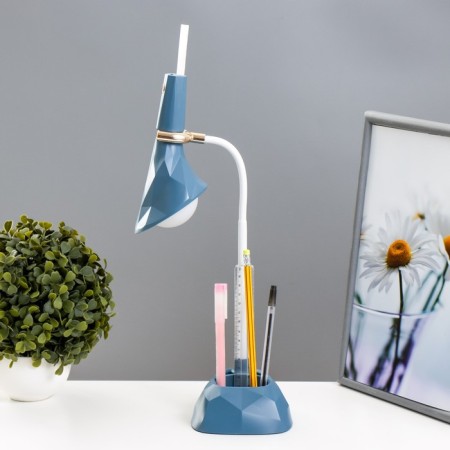 Delser table lamp LED 3W USB AKB Blue 14x13x39 cm Risalux-6