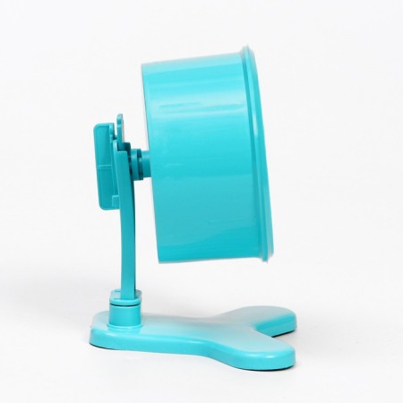 Wheel for rodents half -closed plastic, with a stand, 9 cm, turquoise-1