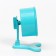 Wheel for rodents half -closed plastic, with a stand, 9 cm, turquoise
