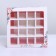 Box for sweets, confectionery packaging, 16 cells, with love, 17.7 x 17.7 x 3.8 cm