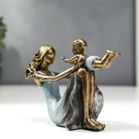 Souvenir Polystone "Mom with Son" 9,5x6.5x17 cm-1