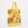 Household bag without fastening, yellow color