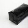 Lightning cosmetic bag, Textura, black color