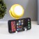 Octopus table lamp LED 2W USB AKB yellow 6x6x20.5 cm Risalux