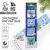 Magnetic bookmarks "wonderful bookmarks", on a postcard, 4 pcs