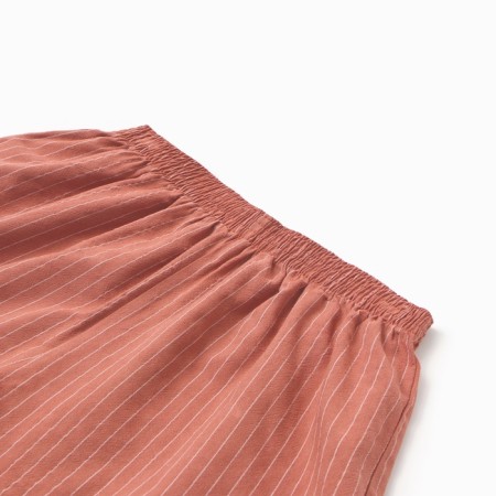 Female pajamas (shirt and shorts) KAFTAN "strip" R.48-50, coral-9