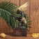 Souvenir tree calendar "Aboriginal with guitar" 23x16x7 cm