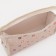 Lightning cosmetic bag, beige color